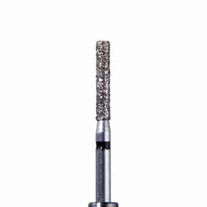 Defend FG #837.014 Super Coarse grit, Flat end cylinder diamond burs, 10/Pk | SurgiMac Dental Supply