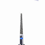 Defend FG #850.014 Medium grit, Round end taper diamond burs, 10/Pk