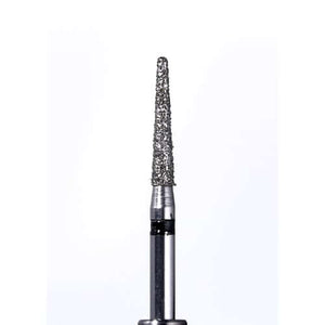 Defend FG #856.014 Super Coarse grit, Round end taper diamond burs, 10/Pk | SurgiMac Dental Supply