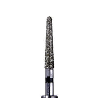 Defend FG #856L.018 Super Coarse grit, Round end taper diamond burs, 10/Pk | SurgiMac Dental Supply