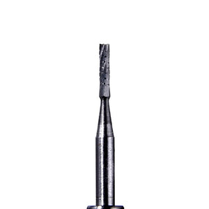 Defend FG #556 flat fissure cross cut carbide bur, pack of 10