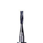 Defend FG SS #557 flat fissure cross cut carbide bur, pack of 10 burs