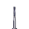 Defend FG 558L flat fissure cross cut carbide bur, pack of 10