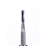 Defend FG #57 flat fissure plain cut carbide bur, package of 10