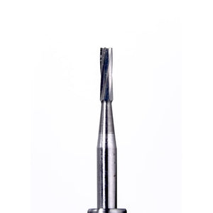 Defend FG #57 flat fissure plain cut carbide bur, package of 10