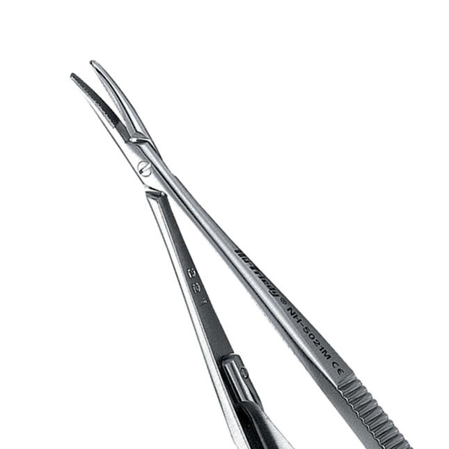 Hu-Friedy Micro Curved Castro Perma Sharp™ Needle Holder, 14 cm (5.5") | SurgiMac Dental Supply