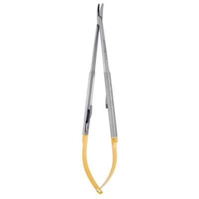 Hu-Friedy Curved Castroviejo Perma Sharp Needle Holder, 18 cm (7")