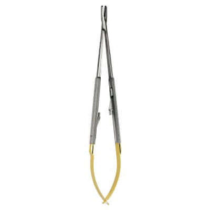 Hu-Friedy Simion Straight Castroviejo Perma Sharp™ Needle Holder, 18 cm (7") | SurgiMac Dental Supply