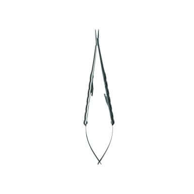 Hu-Friedy Micro Straight Castro Needle Holder, Diamond Dusted, 18cm (7