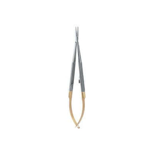 Hu-Friedy Micro Straight Castro Needle Holder, Diamond Dusted, 16 cm (5") | SurgiMac Dental Supply