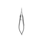 Hu-Friedy Micro Curved Smooth Castroviejo Needle Holder, 14 cm (5.5") | SurgiMac Dental Supply
