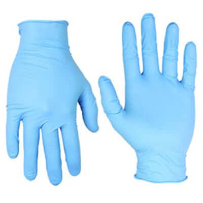 House Brand Powder Free Nitrile Gloves, Medium, 300/Box | SurgiMac Dental Supply
