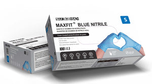 Nitrile Exam Gloves MacFit by SurgiMac | Blue | 300 Count 2316-S