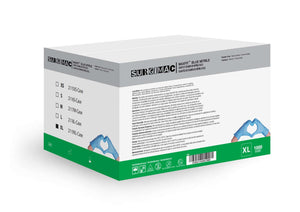 Nitrile Exam Gloves MacFit by SurgiMac | Blue | 300 Count 2319-XL