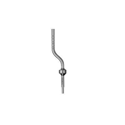 Hu-Friedy 3.2 mm Interchangable Osteotome Concave Tip Pusher, Angled | SurgiMac Dental Supply