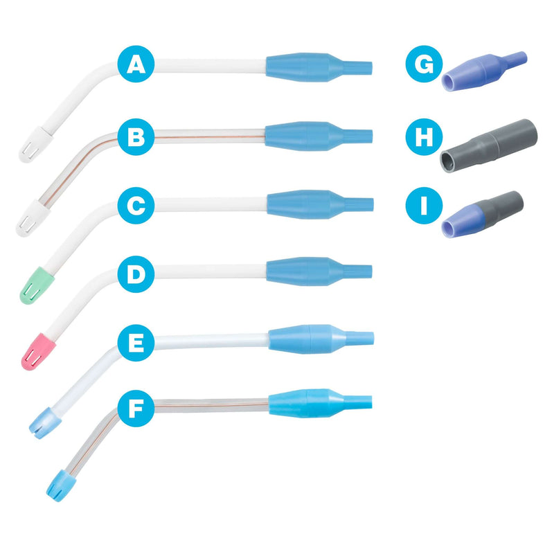 SAFE-FLO Saliva Ejector for Dental Use, 100 Pieces, One-Way Valve for Backflow Prevention M1000WHBU-Bx