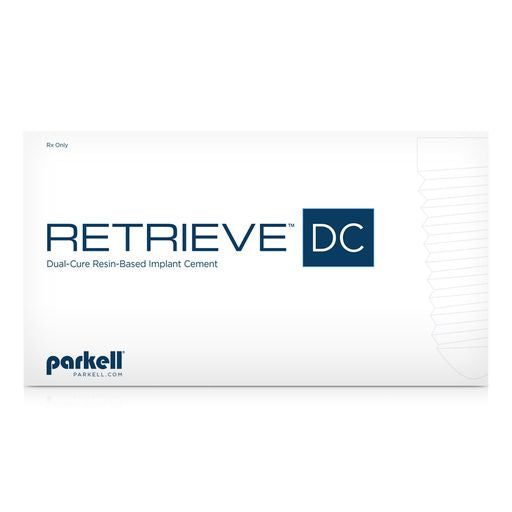 Retrieve DC Implant Cement Kit: 5ml Cartridge + 10 Brown Tips | S251 | Parkell | SurgiMac