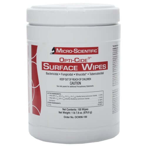 Opti-Cide3 Surface Disinfectant Wipes, Large 6