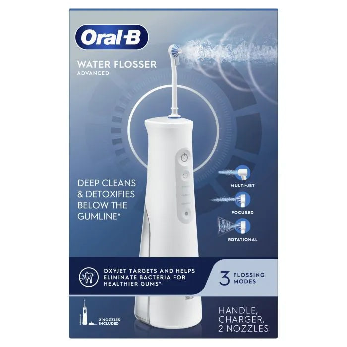Oral-B Water Flosser Advanced with 2 Nozzles, Oxyjet Technology 80358682
