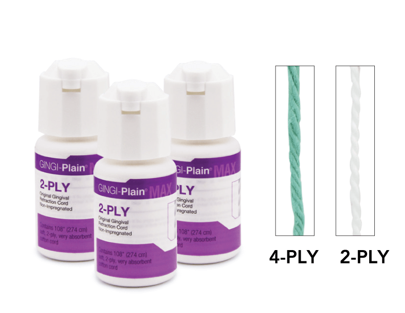 Gingi-Pak MAX Original Gingi-Pak MAX Retraction Cord - Original 2-Ply | SurgiMac Dental Supply
