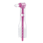 Oscillating AntiSplatr Mini disposable prophy angle, Tapered brush cup, 100/box ASMB-100