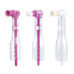Oscillating AntiSplatr Mini disposable prophy angle, Tapered brush cup, 100/box ASMB-100