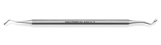Premier Black #1/2 Serrated Double End Plugger With Octagon Handle