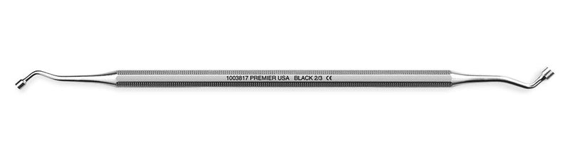Premier Black #2/3 Serrated Double End Plugger With Octagon Handle