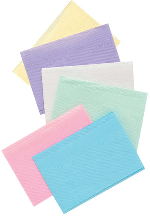 Towel, 2-ply Paper, Poly, 18" x 13", Blue, 500/cs PB-8001