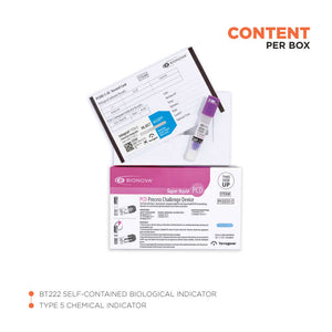 PCD Kit For Steam With BI (1h), IT26-C Integrator Indicator, 25 Bis + 25 PCD/Kt KPCD222-C