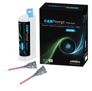 C&B Prompt A2 shade, 10:1 Temporary Crown and Bridge Material, Self-Cure | SurgiMac Dental Supply
