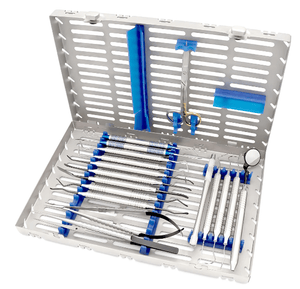 SurgiMac Perio Microsurgical Kit – Complete Periodontal Surgery Instrument Set, Stainless Steel, Air Series, 18/Pk | SurgiMac Dental Supply