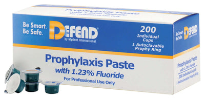 Defend Prophy Paste, Coarse-Mint, 200 cups/bx