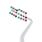 Hu-Friedy Colorvue™ Goldstein Starter Kit contains 1 handle and 6 tips | SurgiMac Dental Supply