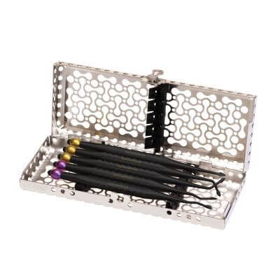 Hu-Friedy ProLux Lux Elevators Spade Kit Black Line | SurgiMac Dental Supply