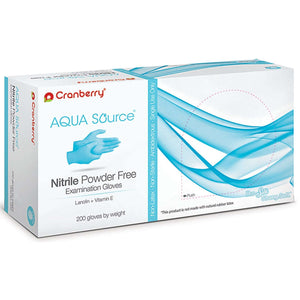 Aqua Source Nitrile Powder Free Exam Gloves X-Large | SurgiMac Dental Supply