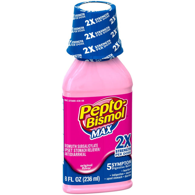 Procter & Gamble | Pepto Bismo, Liquid, Maximum Strength, 8oz, 12/cs | 0149003929