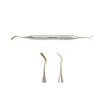 SurgiMac Plastic Filling Instrument, Gold Tips, Stainless Steel, Hexa Series, 1/Pk 13-1012G-H