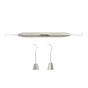 SurgiMac Pigtail Explorer, Double Ended , Stainless Steel, Hexa Series, 1/Pk 10-319-H