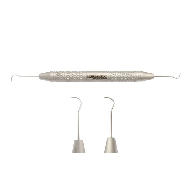 SurgiMac Pigtail Explorer, Double Ended , Stainless Steel, Hexa Series, 1/Pk 10-319-H