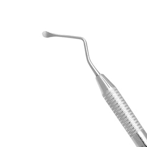 SurgiMac #12 Miller Surgical Curette, 35mm reach. 4.5 mm wide spoon, non-serrated ends, Stainless Steel, Air Series, 1/Pk 10-520