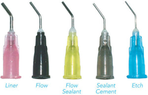 Prebent Needles 20 Ga., flow, Black, 100/pk 229