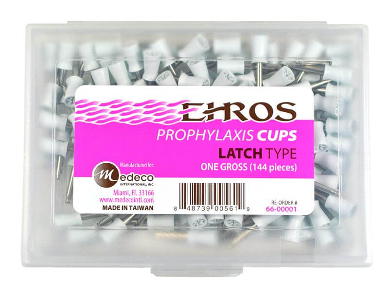 EHROS Prophy Cups Latch x 144 | SurgiMac Dental Supply