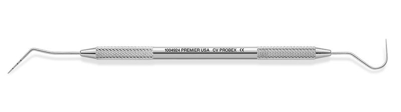 Premier Probex Clear-View Color Coded Double End Probe (3-6-8) With Round Handle