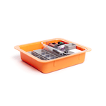 Procedure Tub - Gray, 12-1/4" x 10-7/8" x 2-3/4". Tub Only. Made | SurgiMac Dental Supply