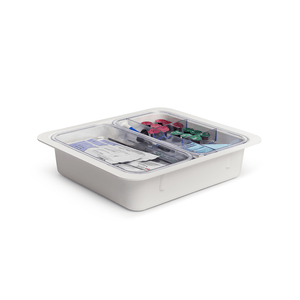 Procedure Tub - Gray, 12-1/4" x 10-7/8" x 2-3/4". Tub Only. Made | SurgiMac Dental Supply