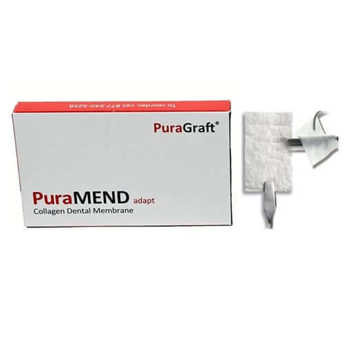 PuraMEND adapt Membrane, 15 X 20 mm. Resorbable Collagen Membrane - PGBA15 | SurgiMac Dental Supply