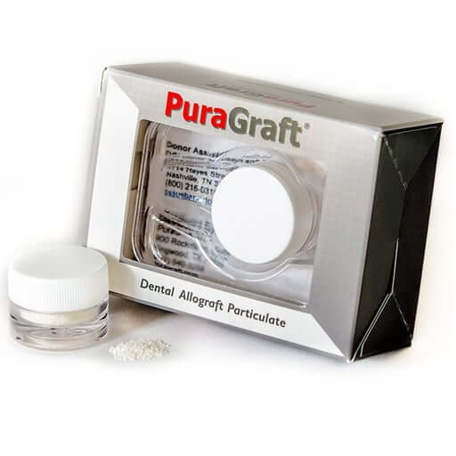 PuraGraft 2.5 cc Mineralized Cortical Bone Granules 250 - 1000 | SurgiMac Dental Supply