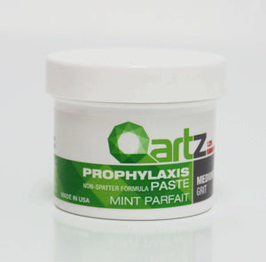 QARTZ Prophy Paste with Fluoride 12oz Jar, Non-Splatter 1.23% Fluoride Ion | SurgiMac Dental Supply