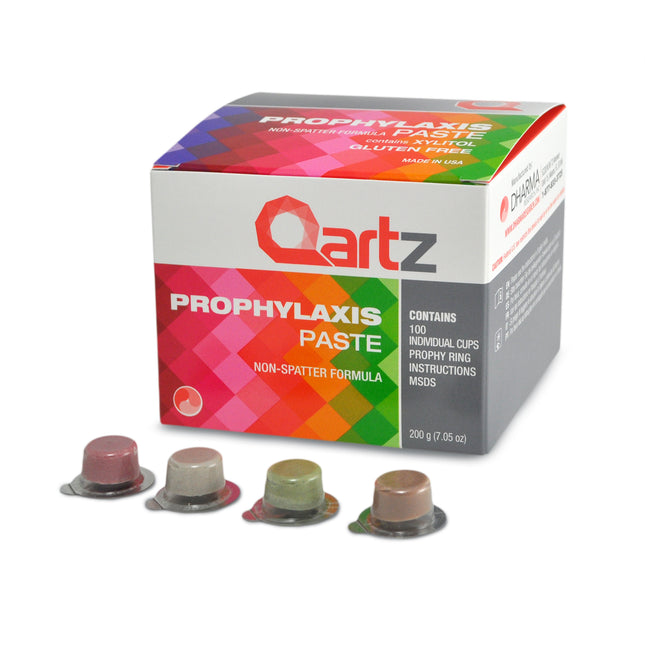 Dharma Research | QARTZ Pro/Cups 1.23% Fluoride Ion Assorted Flavors Coarse x 200 | 58-00225